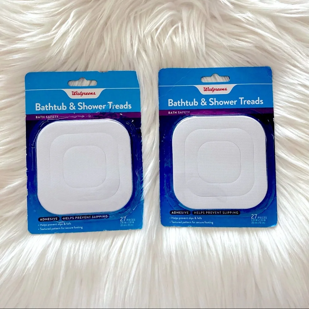 🆕 A Set of 2 Packs Bathtub & Shower Treads